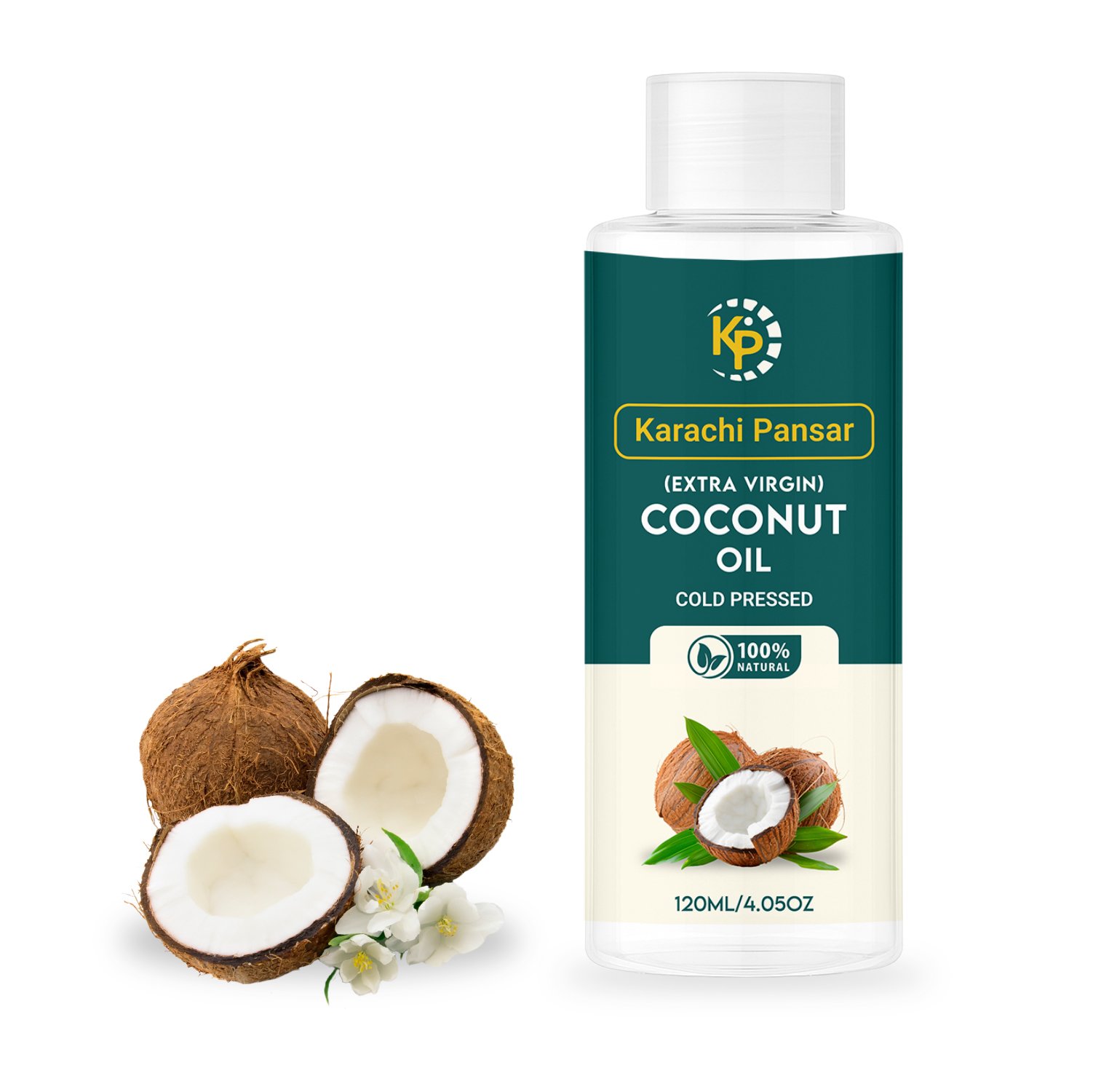 extra virgin coconut oil bottle
