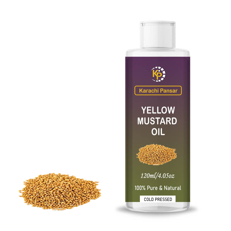 Yellow Mustard Oil (Peeli Sarson ka tail) 120ml - Karachi Pansar