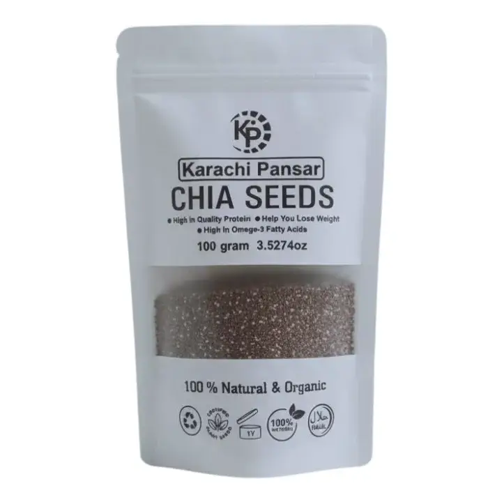 Untitled-design (1) Chia Seeds 100gm - Image 1