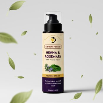 🌿 Henna Leaves & Rosemary Hair Oil – For Strong, Shiny & Healthy Hair 150ml
