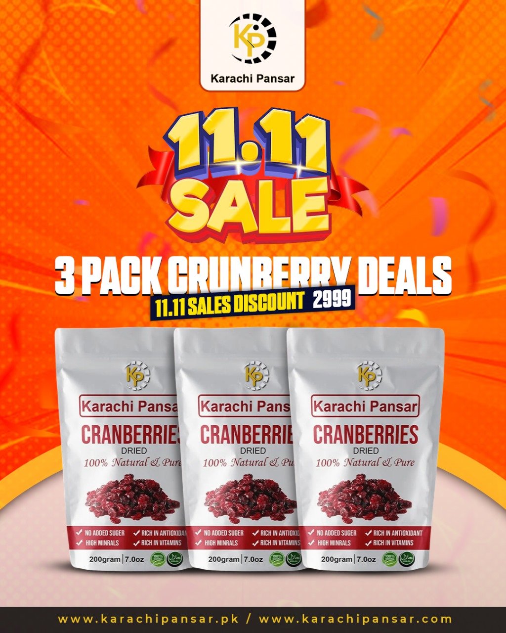 3 crunberry deal