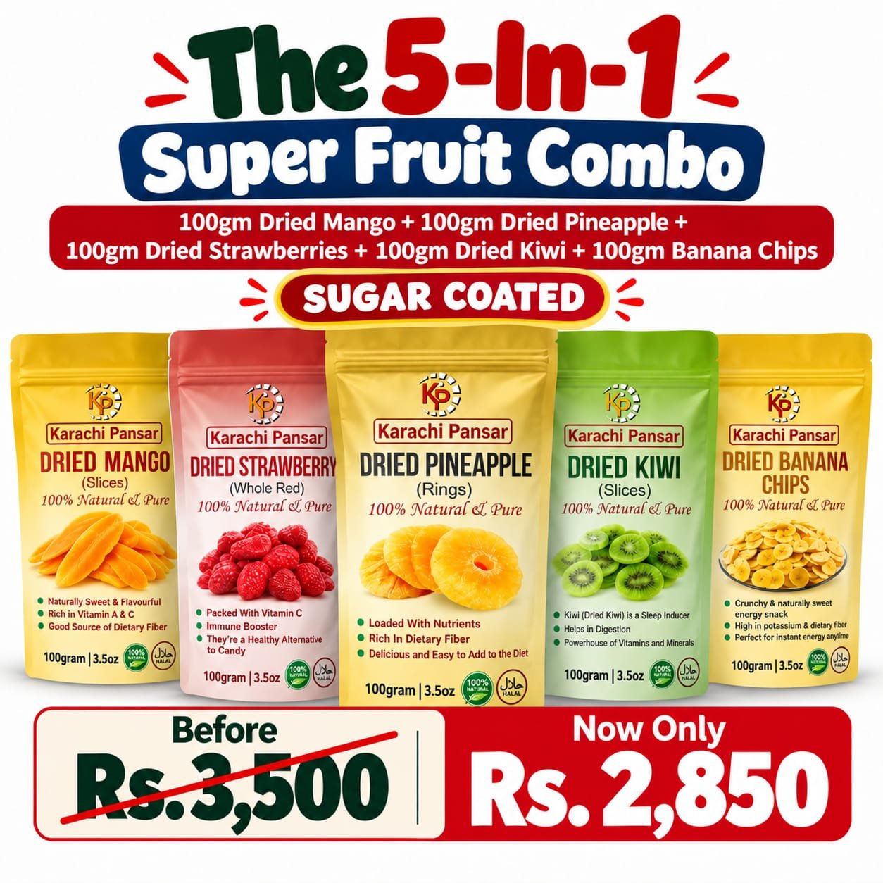 5 in 1 fruits