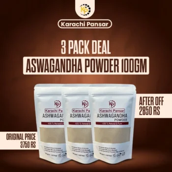 3 Pack Deal - Ashwagandha Powder 100gm each