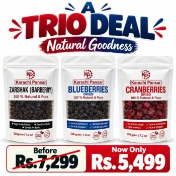 A Trio Deal Of Natural Goodness  Zarshak-Craneberries-Blueberry