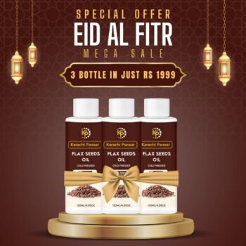 Flax seeds  3  bottle Deal 