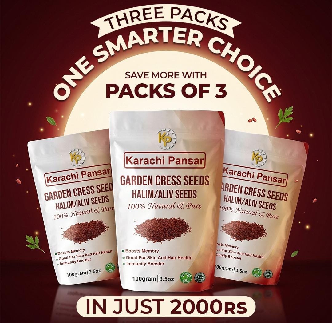 3 packs halim seeds