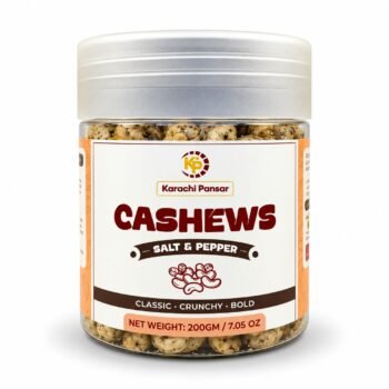 Cashew Nuts Salt & Pepper Flavor 200gm Bottle