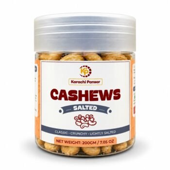 Cashew Nuts Salted Flavor 200gm Bottle