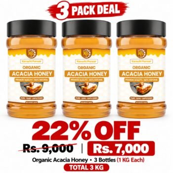 3 Packs Deal Acacia Honey