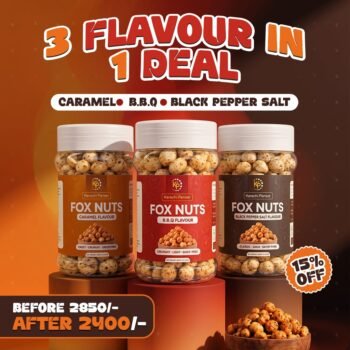 3 Flavour In 1 Deal Fox Nuts